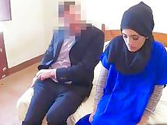 21 year old Arab babe gets talked into sex with rich stranger